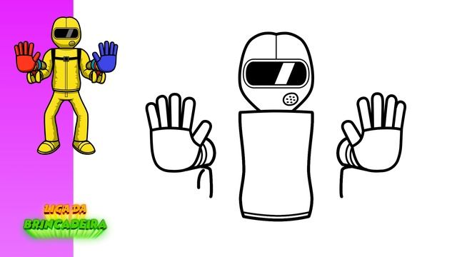 Como DESENHAR o PLAYER do PROJECT: PLAYTIME - Como DIBUJAR al JUGADOR de PROJECT PLAYTIME смотреть онлайн