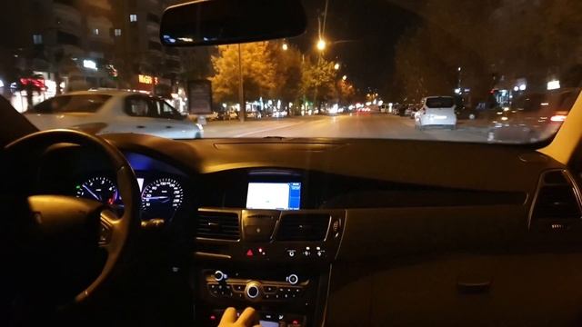 night drive ASMR | slow driving in Kahramanmaras | Renault Latitude 1.5dCi 2011 смотреть онлайн