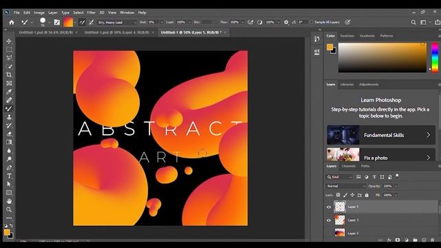 How To Create Fluid Gradient Cover Art - Photoshop Tutorials