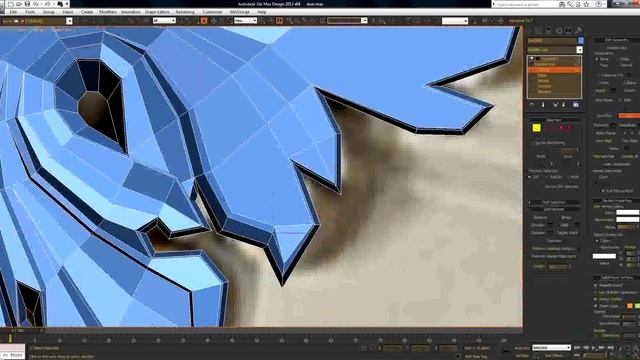 Создание 3d модели декора в 3ds max смотреть онлайн