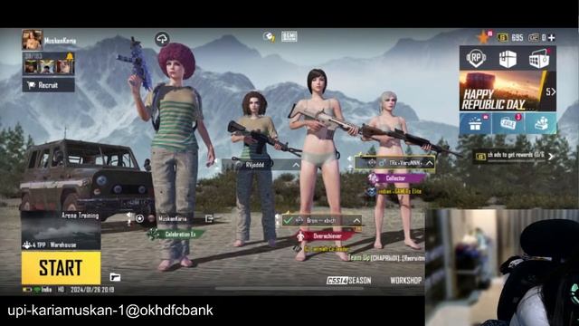 COME PLAY BGMI WITH ME | Ft. Muskan Karia & Tobythegobi