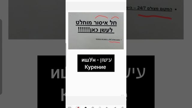 Разбор вывески на ИВРИТЕ смотреть онлайн