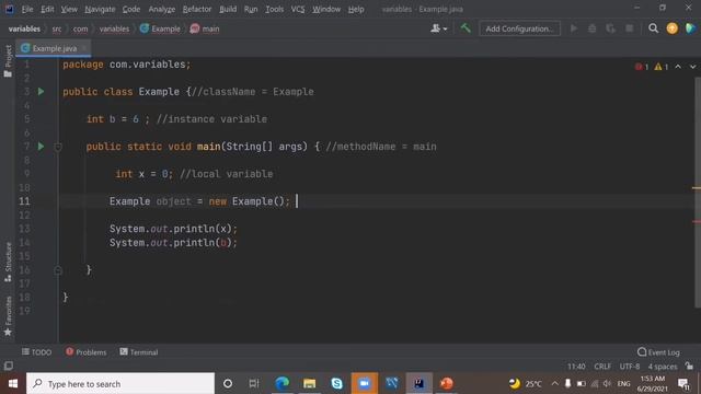 Variables in java смотреть онлайн