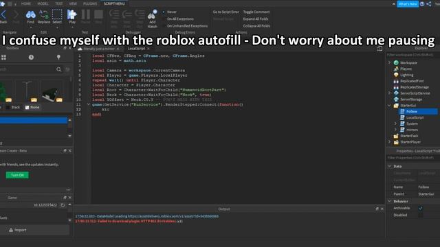 How to Make Your Head Look Where You Look | LIKE IN JAILBREAK | Roblox Studio Tutorial смотреть онлайн