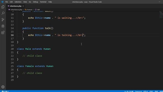 Inheritance in object-oriented PHP (Hindi) смотреть онлайн