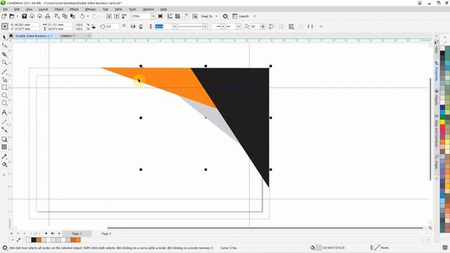 How to Create a Double Sided Business Card Design In CorelDRAW - 2024 смотреть онлайн