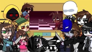 Creepypasta React to Afton Family || 5/5 || RUS/ENG || !Read Desc!