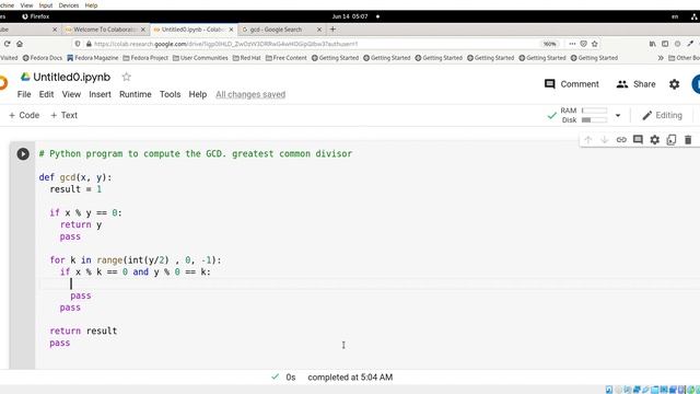 Python program to compute the GCD. greatest common divisor смотреть онлайн