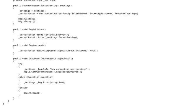 Simple socket manager смотреть онлайн
