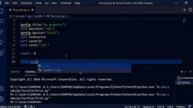 Python graphics || Python turtle || #python смотреть онлайн