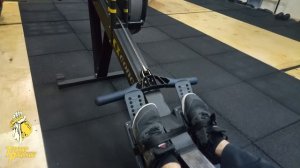 Правильное крепление ног на  гребном тренажере Concept 2