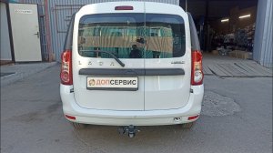 Фаркоп на LADA Largus, легкосёъмный шар под квадрат