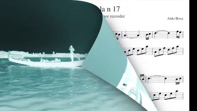 A. Bova, Barcarola veneziana n. 17, for soprano and tenor recorder смотреть онлайн