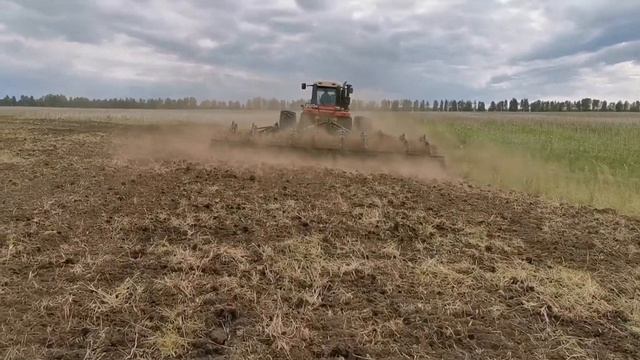 Дисковая борона АН-8 БД VS БДМ 6Х4 на залежной земле смотреть онлайн