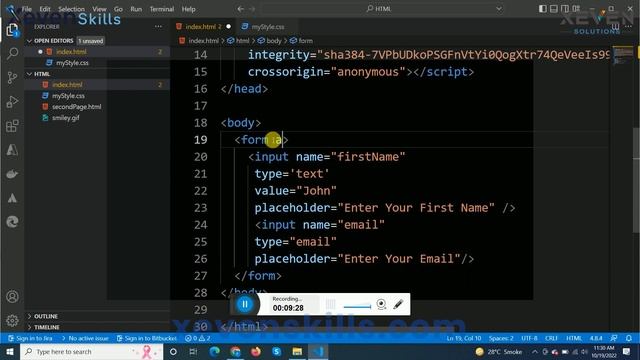Lecture 20: Part 1 Learning about Input and Forms in HTML and Bootstrap смотреть онлайн