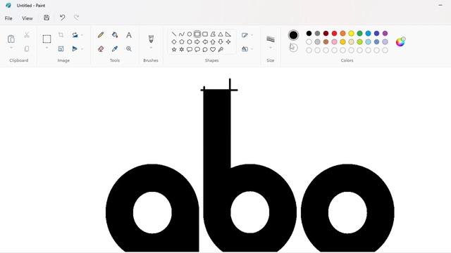 How to draw the American Broadcasting Company (ABC) logo using MS Paint смотреть онлайн