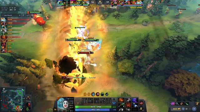 MIRACLE picks Mars to leave SATANIC Carry vs TOP 3 Rank dota 2 смотреть онлайн