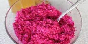 Как приготовить хрен со свеклой.