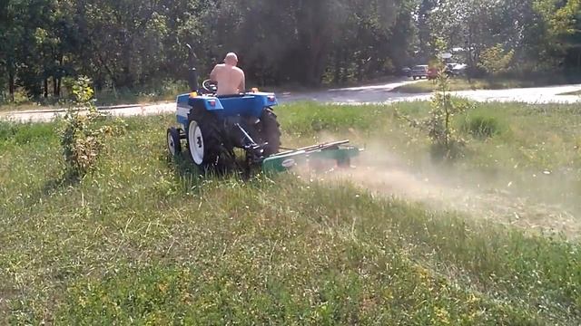 Косилка роторная для минитракторов Kubota, Hinomoto, Janmar, Iseki, Кентавр, Т25, Уралец смотреть онлайн