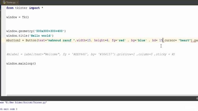 Python GUI : From A-to-Z With 2 Final Projects : Tkinter Button Options PT1 смотреть онлайн