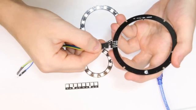 Подключаем модули NeoPixel на базе WS2812B светодиодов к Arduino