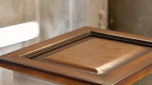 Покраска кухонного фасада с патиной