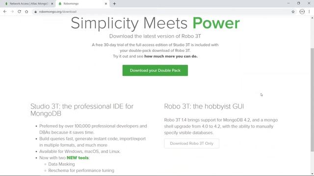 How to connect Robo 3T to MongoDB Atlas using TLS смотреть онлайн
