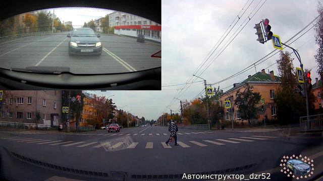 Экзамен ГИБДД. Несоблюдение требования 2-х знаков. смотреть онлайн