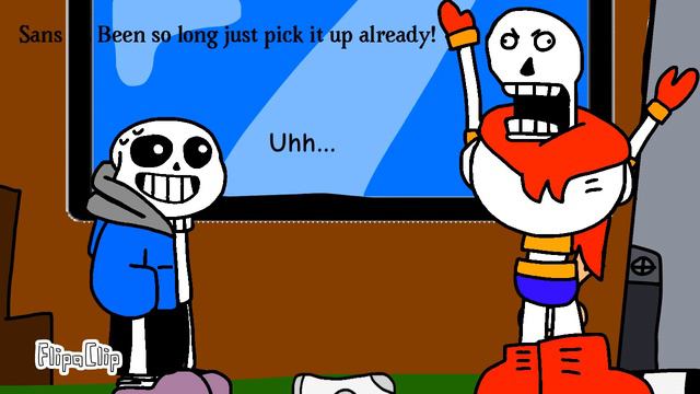 Sans Picks Up His Sock (Undertale Comic Dub смотреть онлайн