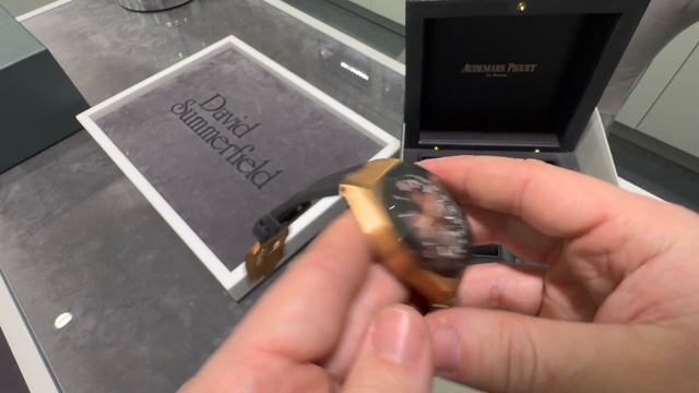 Audemars Piguet Royal Oak Offshore Chronograph Unboxing смотреть онлайн