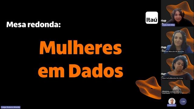 Itaú Data Meetup #24 Mesa Redonda: Mulheres em dados - 2ª edição смотреть онлайн