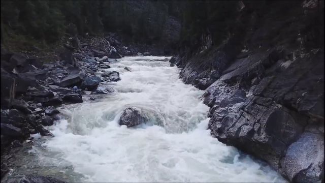 Река Китой, каньон Верхние Щеки / Kitoy river, Upper Cheeks canyon смотреть онлайн