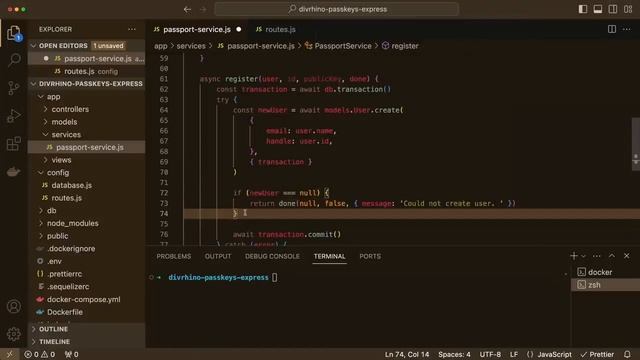 Passkey Authentication with Express.js and Docker – Web Authentication API Tutorial смотреть онлайн