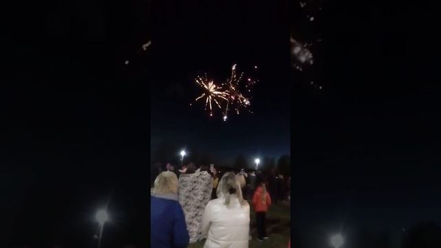 Салют на День Победы. Кировск, Лен. обл.. смотреть онлайн