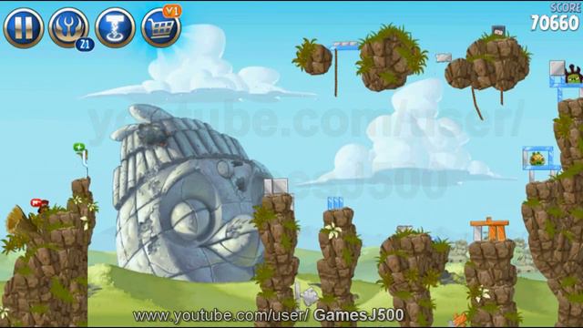 Angry Birds Star Wars 2- Level B3-15 Battle of Naboo Walkthrough 3 Sterne смотреть онлайн