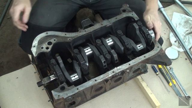 СБОРКА ДВИГАТЕЛЯ ВАЗ 2106 (КЛАССИКА)(ЧАСТЬ 5) смотреть онлайн