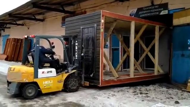 Модульный Каркасный дом. Транспортировка.