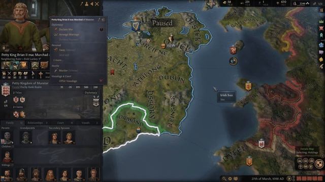 Irish Empire #2 DEMOCRACY - Crusader Kings 3 - CK3 Let's Play смотреть онлайн
