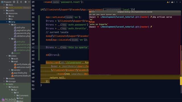 Ep43 - Providing Translation - i18n | Laravel API Server смотреть онлайн