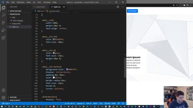 ? VAMOS CRIAR UM WEBSITE COMPLETO E RESPONSIVO (HTML5, CSS3, JS) смотреть онлайн