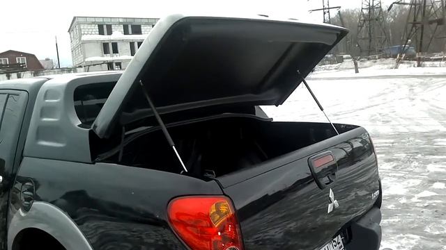 Кунг крышка пикапа Mitsubishi L200 07- Full-Box Фул-Бокс черный смотреть онлайн