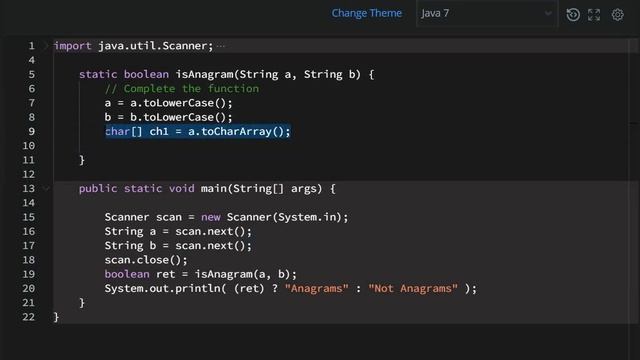 #16 java anagrams hackerrank solution - Java 8| Hackerrank Java смотреть онлайн