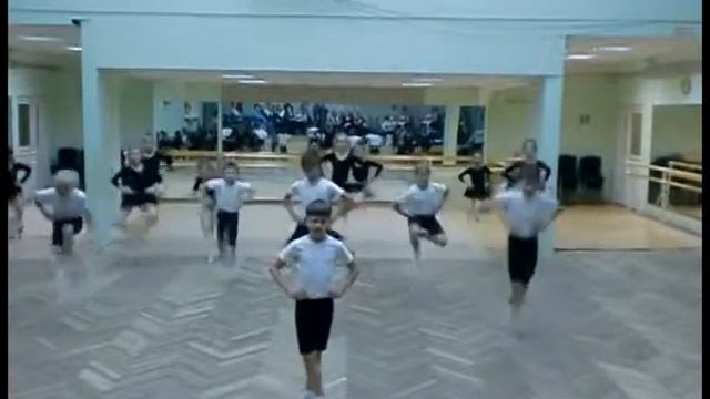 Открытый урок танцев в Школе 1065. Ансамбль Россияне. Москва. смотреть онлайн
