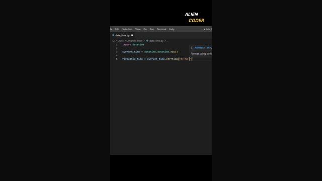 HOW TO GET CURRENT DATE AND TIME PYTHON. #programming #coding #python3 #pythontutorial смотреть онлайн