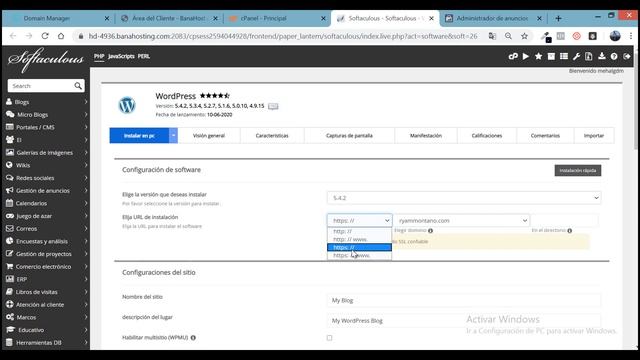 Como Descargar Wordpress en C-panel смотреть онлайн
