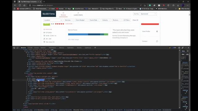 Clutch Scraper in Python смотреть онлайн