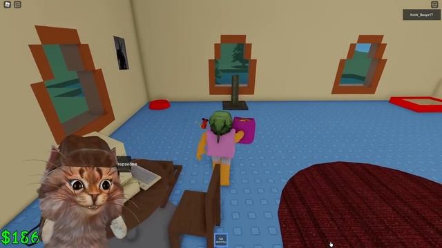 ? КОТИК БАСЯ ИГРАЕТ В ШЛЕПА СИМУЛЯТОР Эволюция Шлёпы Rise a Floopa РОБЛОКС ROBLOX КОТ ШЛЁПА смотреть онлайн