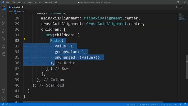 RADIO BUTTON IN FLUTTER || JOOKATE'S FLUTTER смотреть онлайн