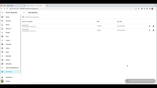 Comment sauvegarder Home Assistant facilement (1/2) смотреть онлайн