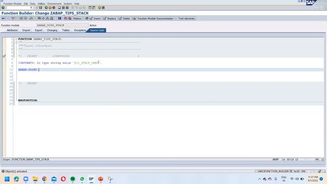 Accessing Class variable from ABAP Stack in Simple Way though it is tricky смотреть онлайн